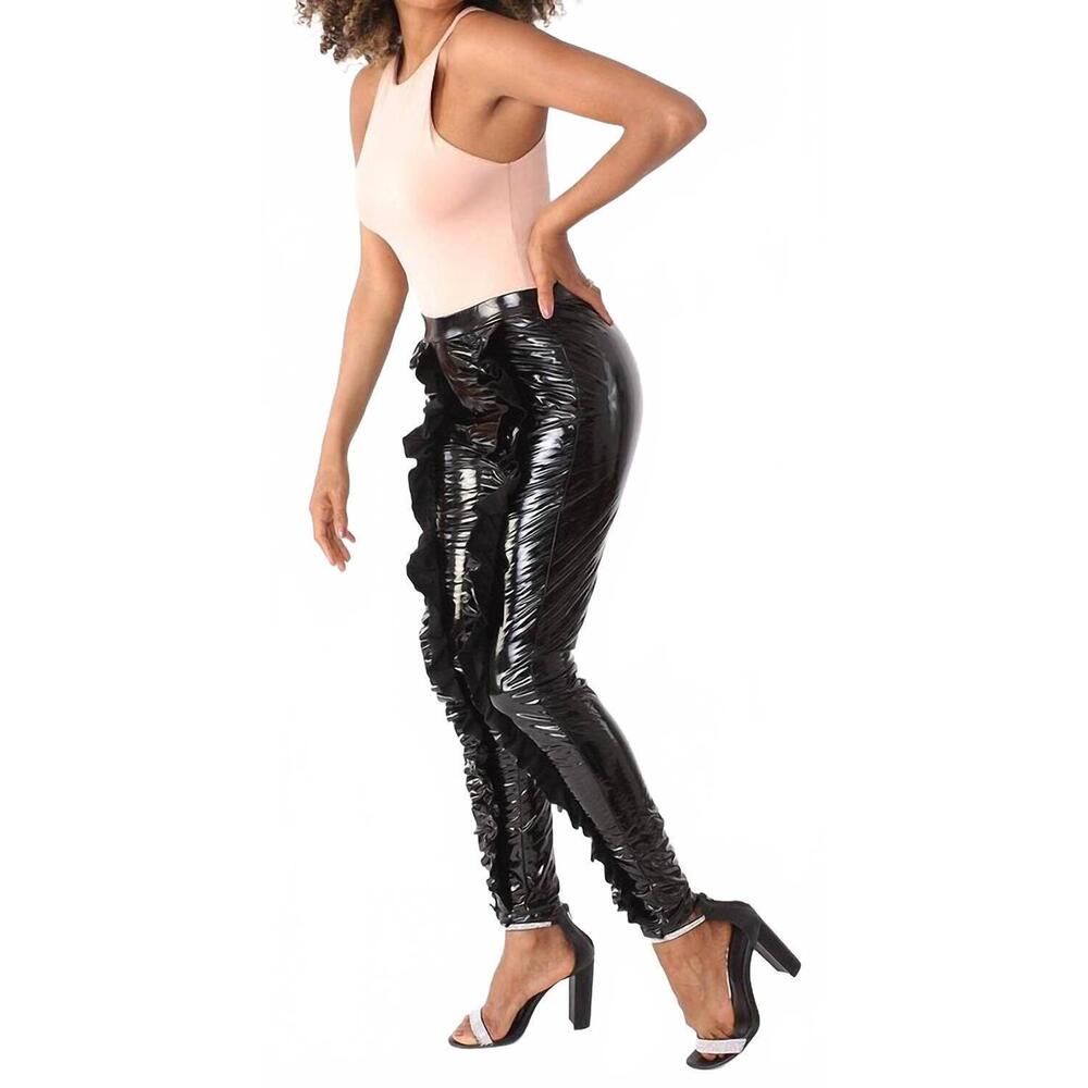 NEW FOR HER bold femme pants in black